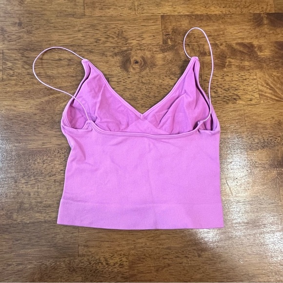 Intimately Free People pink ribbed bralette size xs/s - Picture 2 of 6